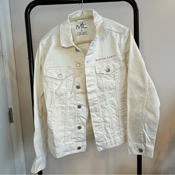 Mariah Carey Crystal & Denim Rainbow Jacket - Picture 3 of 4